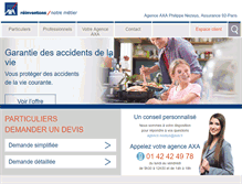 Tablet Screenshot of agence-nezeys.fr